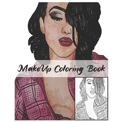 MakeUp Coloring Book: Makeup Face Charts 100 Pages " 8 x 10" 50 Beautiful women faces to Coloring for make up lovers