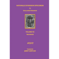 Rationale Divinorum Officiorum by Guillaume Durandus, Volume Seven: The Indices
