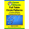 Carom Billiards: Full Table Circle Patterns: 3-Cushion Billiards Championship Shots