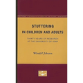 Stuttering in Children and Adults: Thirty Years of Research at the University of Iowa