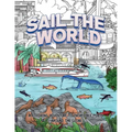 Sail The World: A coloring adventure to incredible ports around the globe