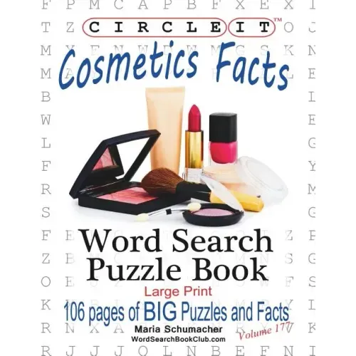 Circle It, Cosmetics Facts, Word Search, Puzzle Book