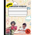 Single Lined Composition Notebook for Kids: Draw and Write Journal for kids with Cut and Paste picture writing prompts, Fry Sight Word List and Penman