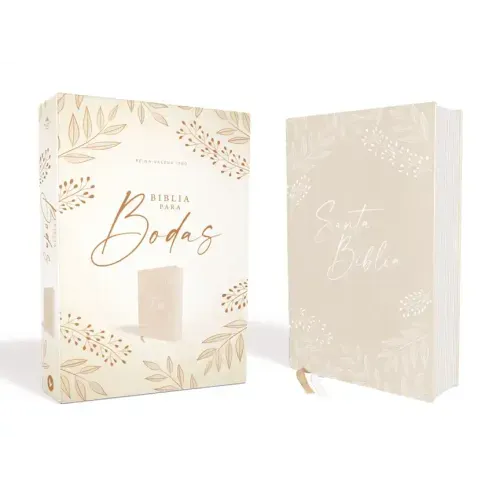 Rvr60, Santa Biblia Para Bodas, Tapa Dura/Tela, Caja de Regalo, Palabras de Jesús En Rojo, Comfort Print