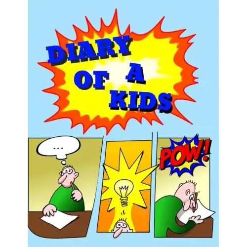 Diary of a Kids: Ages 4-8 Childhood Learning, Preschool Activity Book 100 Pages Size 8.5x11 Inch