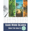 Hard Word Search Book For Adults Seasons Theme: Large Print Puzzle Book Gift With Solutions