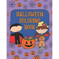 Halloween Coloring Book for Kids Ages 4-8: A Collection of Fun, Cute, Spooky and Easy Coloring Pages for Children, Girls and Boys