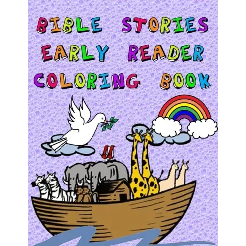 Bible Stories Early Reader Coloring Book