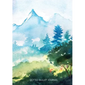Watercolor Hillside - Dotted Bullet Journal: Medium A5 - 5.83X8.27