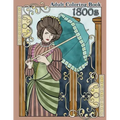 1800s Adult Coloring Book: Renaissance Inspired Fashion and Beauty Coloring Book for Adults
