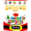Merry Christmas Coloring book for Toddlers: Merry X'Mas Coloring for Children, boy, girls, kids Ages 2-4,3-5,4-8 (Santa, Dear, Snowman, Penguin)