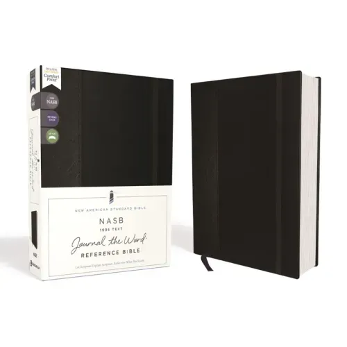 Nasb, Journal the Word Reference Bible, Hardcover, Black, Elastic Closure, Red Letter Edition, 1995 Text, Comfort Print: Let Scripture Explain Scriptu