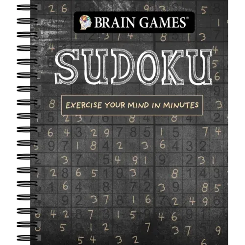 Brain Games - Sudoku (Chalkboard #1): Exercise Your Mind in Minutes Volume 1