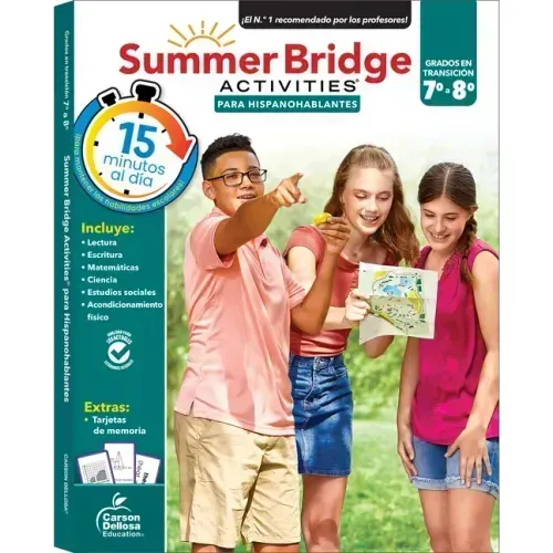Summer Bridge Activities Spanish 7-8, Grades 7 - 8