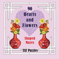 90 Hearts and Flowers Shaped Mazes