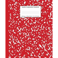 Marble Composition Notebook College Ruled: Red Marble Notebooks, School Supplies, Notebooks for School