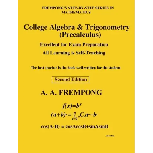College Algebra & Trigonometry: (Precalculus)