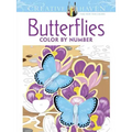 Creative Haven Butterflies Color by Number Coloring Book