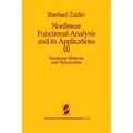 Nonlinear Functional Analysis and Its Applications: III: Variational Methods and Optimization