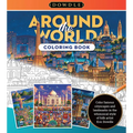 Around the World Coloring Book: Color Famous Cityscapes and Landmarks in the Whimsical Style of Folk Artist Eric Dowdle