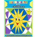 color by letter for children: Nature Collection Activity book ages 3-8: Totally Cool Sticker Puzzles - Practice for Kids with Pen Control, Line Trac