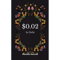 $0.02 In Debt Inner Thoughts Throughout My Great Depression