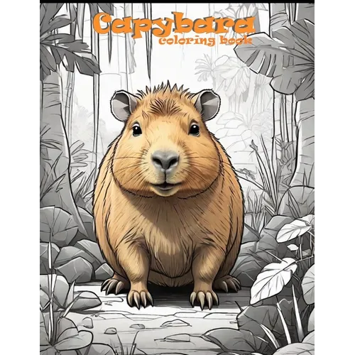 Capybara Coloring Book - Paperback