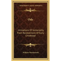 Ode: Intimations of Immortality from Recollections of Early Childhood