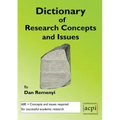 A Dictionary of Research Terms and Issues