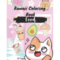 Kawaii Coloring Book: Food