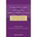 Wittgenstein: Understanding and Meaning: Volume 1 of an Analytical Commentary on the Philosophical Investigations, Part II: Exegesis §§1-184