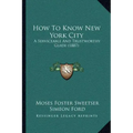 How To Know New York City: A Serviceable And Trustworthy Guide (1887)