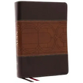NKJV Study Bible, Leathersoft, Brown, Full-Color, Comfort Print: The Complete Resource for Studying God's Word