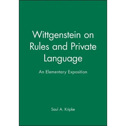 Wittgenstein Rules and Private