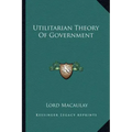 Utilitarian Theory of Government
