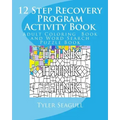 12 Step Recovery Program Activity Book: Adult Coloring Book and Word Search Puzzle Book
