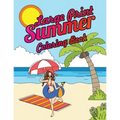 Large Print Summer Coloring Book: Relax, Unwind and Relieve Stress on a Warm Summer Night with Peaceful Summer Scenes at the Beach