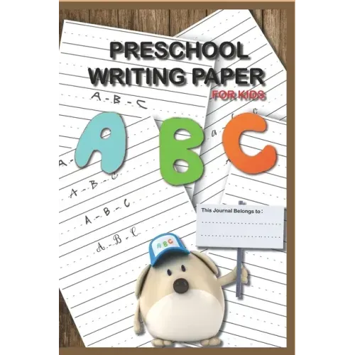 Preschool Writing Paper with detted lines For KIDS: 110 Lined handwriting practice Journal/Notebook