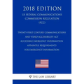 Twenty-First Century Communications and Video Accessibility Act - Accessible Emergency Information - Apparatus Requirements for Emergency Information