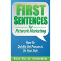 First Sentences For Network Marketing