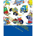 Toy Trains, Cars, Boats, Trucks, and Airplanes Coloring Book: For Kid's Ages 3 Years Old and up