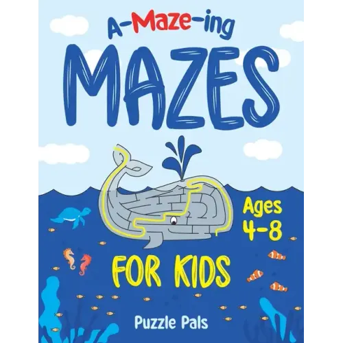 Amazing Maze Book For Kids: Outer Space, Under Water, and Jungle Themes For Kids Ages 4 - 8