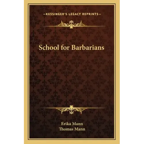School for Barbarians
