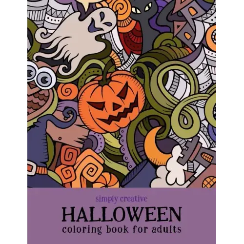Simply Creative Halloween Coloring Book for Adults