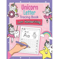 Unicorn Letter Tracing Book Left Handwriting: Magical Practice Workbook for Left-Handed Preschoolers - Essential Writing Skills for Kindergarten and P