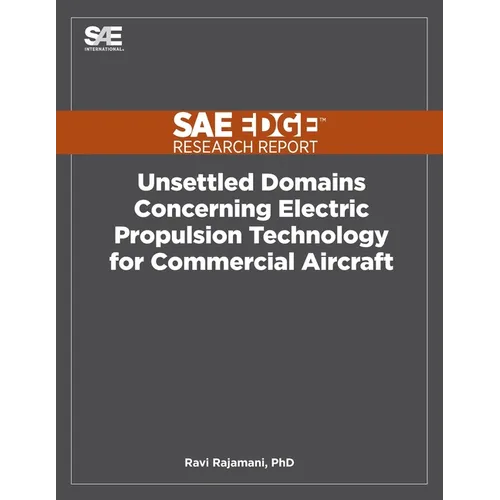 Unsettled Domains Concerning Electric Propulsion Technology for Commercial Aircraft