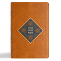 CSB Jesus Daily Bible, Camel Leathertouch: Guided Readings Showing Christ Throughout Scripture