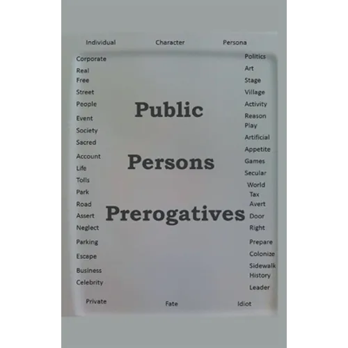 Public Persons Prerogatives