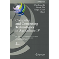 Computer and Computing Technologies in Agriculture IV: 4th Ifip Tc 12 Conference, Ccta 2010, Nanchang, China, October 22-25, 2010, Selected Papers, Pa