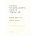 The 1917 Pio Benedictine Code of Canon Law